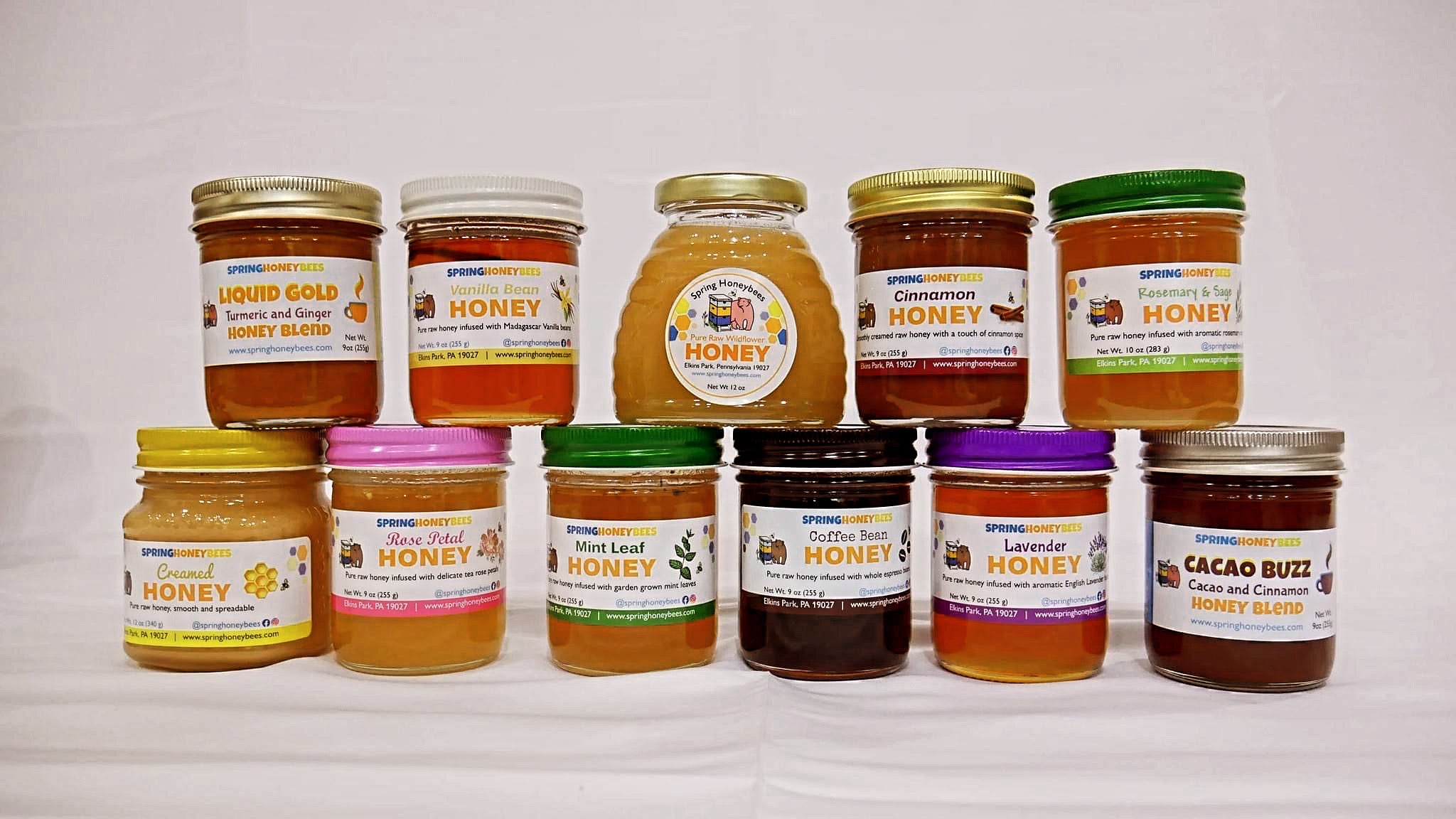 Honey Favorite Flavor Blends | Spring Honeybees